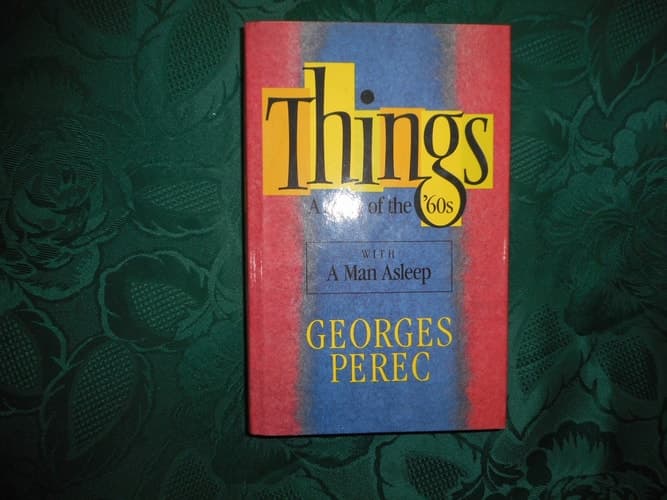 Cover of "Things. A Story of the Sixties" and "A Man Asleep"