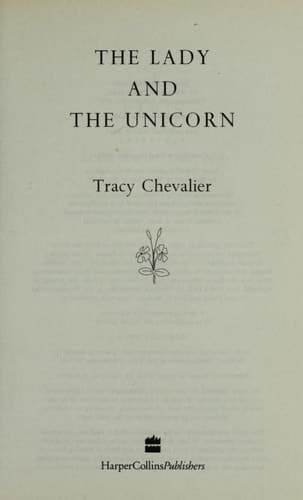 Cover of The Lady and the Unicorn