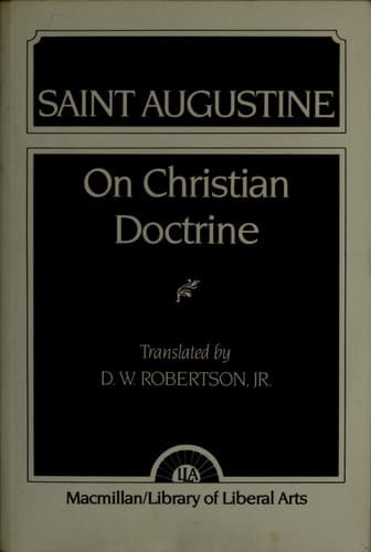 Cover of On Christian Doctrine