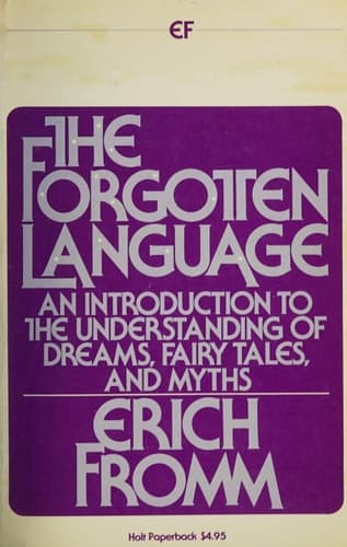 Cover of The Forgotten Language An Introduction to the Understanding of Dreams