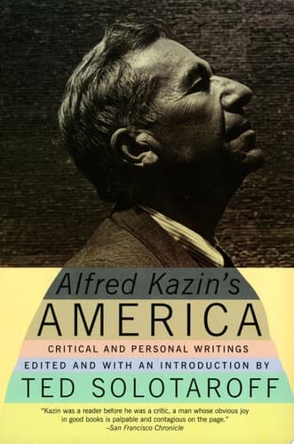 Cover of Alfred Kazin's America Critical and Personal Writings