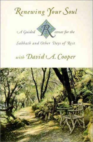Cover of Renewing Your Soul: A Guided Retreat for the Sabbath and Other Days of Rest With David A. Cooper