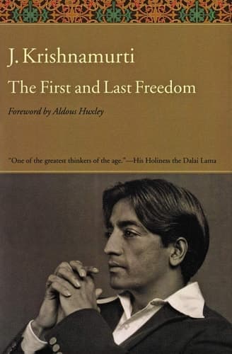 Cover of The First and Last Freedom