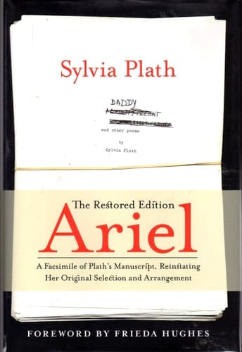 Cover of Ariel: The Restored Edition A Facsimile of Plath's Manuscript, Reinstating Her Original Selection and Arrangement