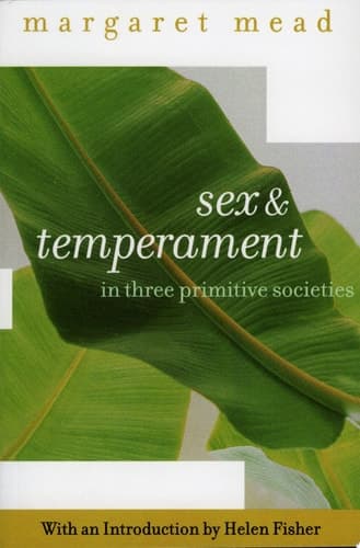 Cover of Sex and Temperament In Three Primitive Societies