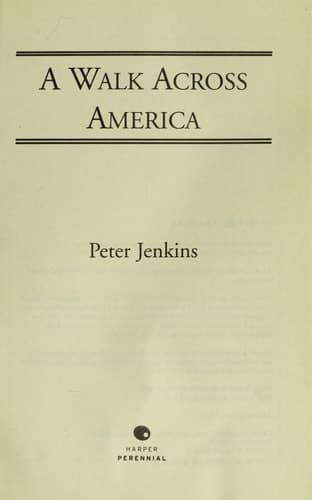 Cover of A Walk Across America