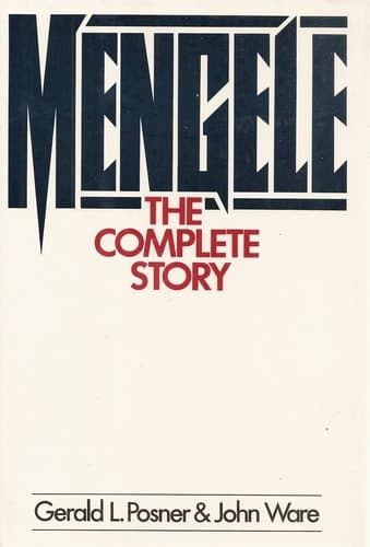 Cover of Mengele: The Complete Story