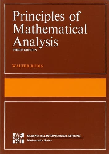Cover of Principles of Mathematical Analysis