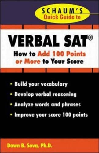 Cover of Schaum's Quick Guide to the SAT