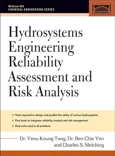 Cover of Hydrosystems Engineering Reliability Assessment and Risk Analysis