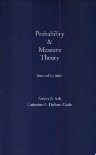 Cover of Probability and Measure Theory