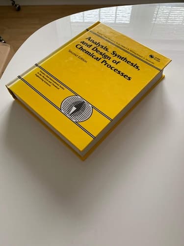 Cover of Analysis, Synthesis, and Design of Chemical Processes