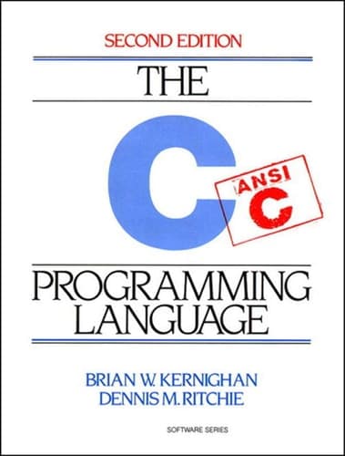 Cover of C Programming Language, 2nd Edition