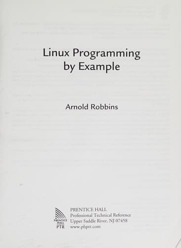 Cover of Linux Programming by Example