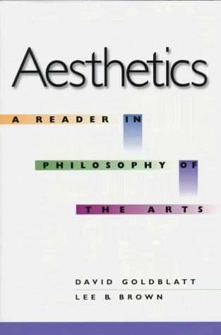 Cover of Aesthetics: A Reader in Philosophy of the Arts