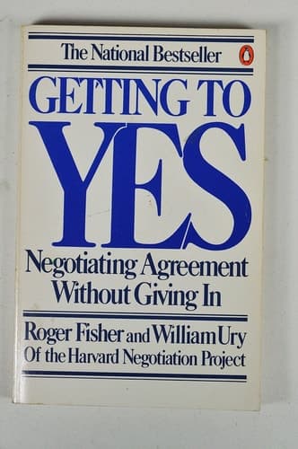 Cover of Getting to Yes Negotiating Agreement Without Giving in