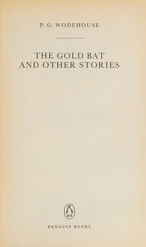 Cover of The Gold Bat and Other Stories