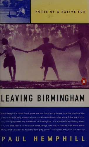 Cover of Leaving Birmingham Notes of a Native Son