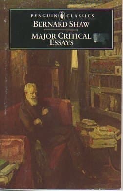 Cover of Major Critical Essays
