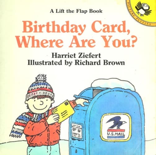 Cover of Birthday Card, Where Are You?