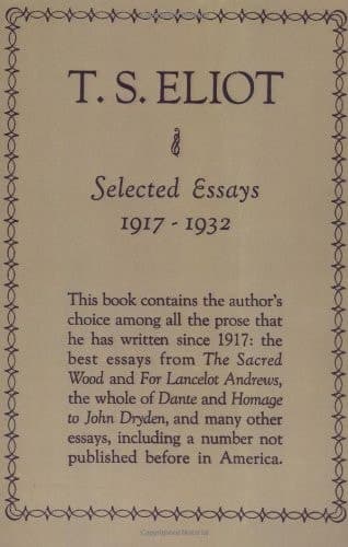 Cover of Selected Essays