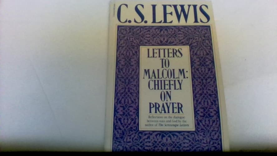 Cover of Letters to Malcolm Chiefly on Prayer