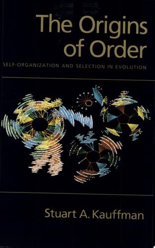 Cover of The Origins of Order Self-organization and Selection in Evolution
