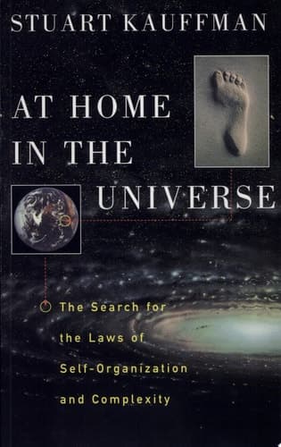 Cover of At Home in the Universe The Search for Laws of Self-organization and Complexity