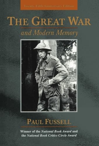 Cover of The Great War and Modern Memory