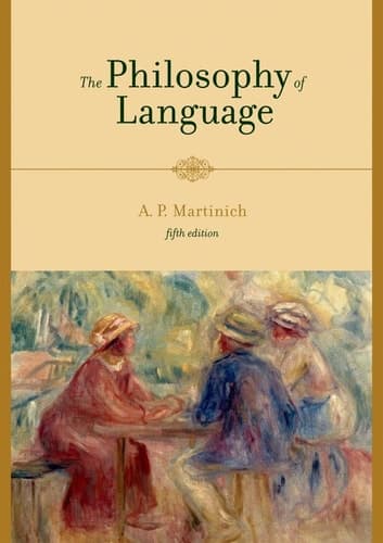 Cover of The Philosophy of Language