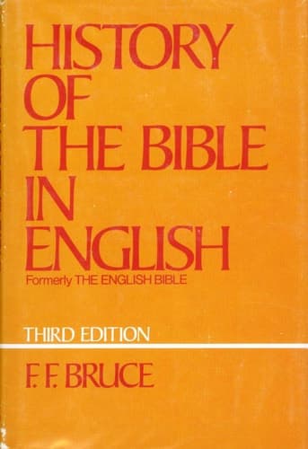 Cover of History of the Bible in English: From the Earliest Versions, 3rd Edition