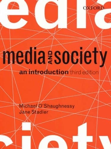 Cover of Media and Society An Introduction