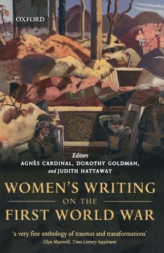 Cover of Women's Writing on the First World War