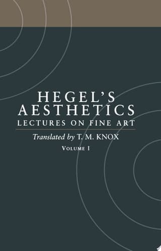 Cover of Aesthetics Lectures on Fine Art