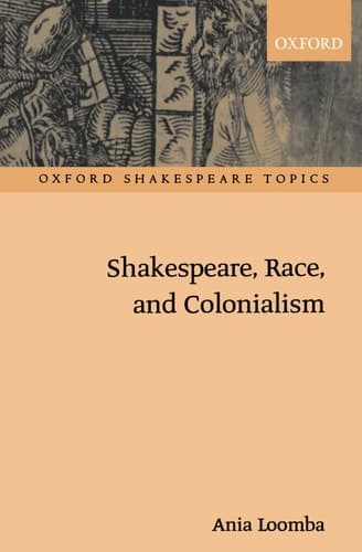 Cover of Shakespeare, Race, and Colonialism