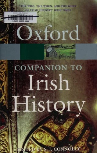 Cover of The Oxford Companion to Irish History