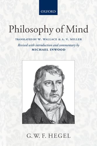 Cover of Hegel: Philosophy of Mind Translated with Introduction and Commentary