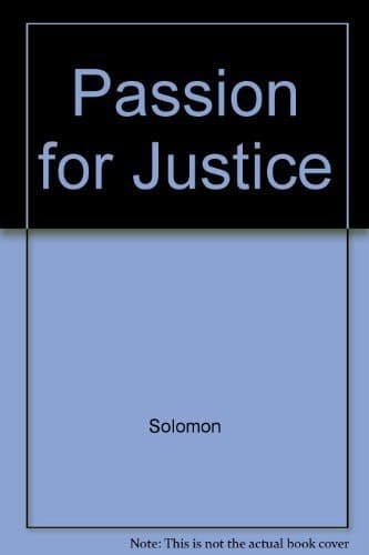 Cover of A Passion for Justice: Emotions and the Origins of the Social Contract
