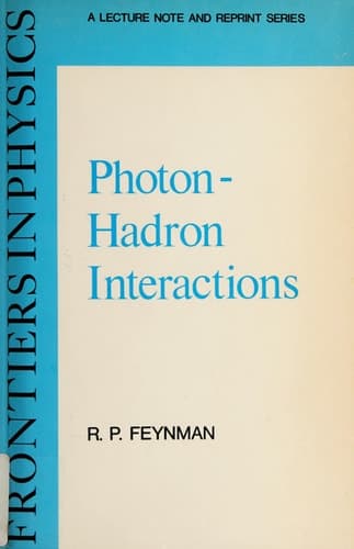 Cover of Photon-hadron Interactions (Advanced Book Classics)
