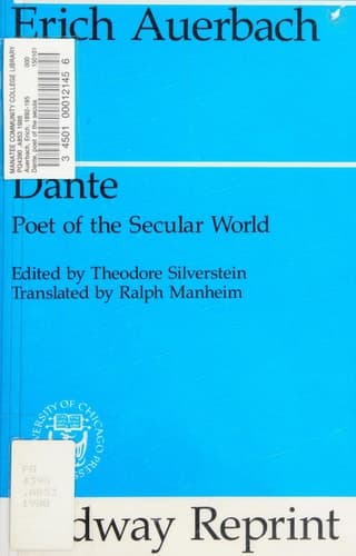 Cover of Dante: Poet of the Secular World