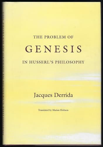 Cover of The Problem of Genesis in Husserl's Philosophy