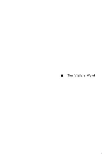 Cover of The Visible Word Experimental Typography and Modern Art, 1909-1923