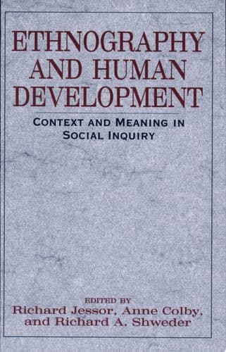 Cover of Ethnography and Human Development Context and Meaning in Social Inquiry