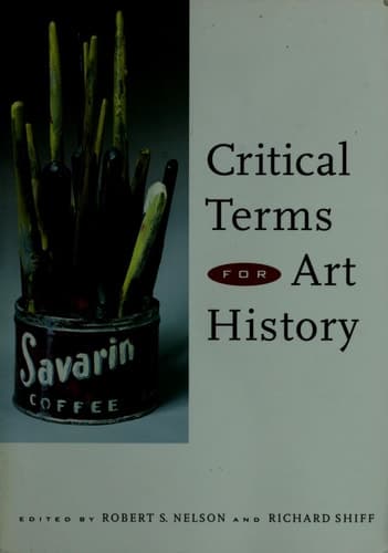 Cover of Critical Terms for Art History