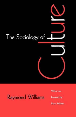 Cover of The Sociology of Culture