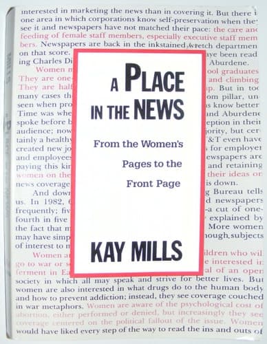 Cover of A Place in the News From the Women's Pages to the Front Page