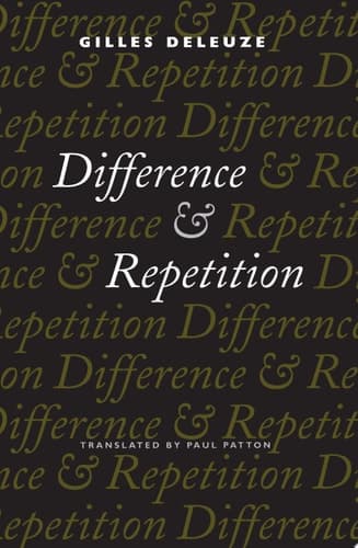 Cover of Difference and Repetition