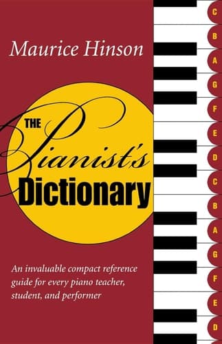 Cover of The Pianist's Dictionary