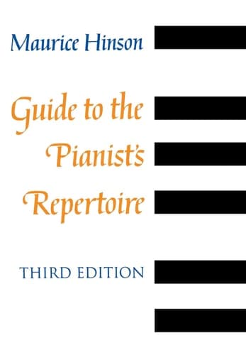 Cover of Guide to the Pianist’s Repertoire, third edition
