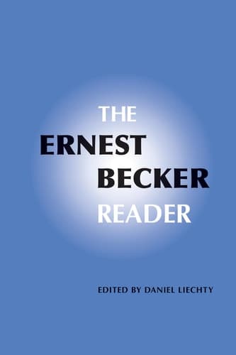 Cover of The Ernest Becker Reader